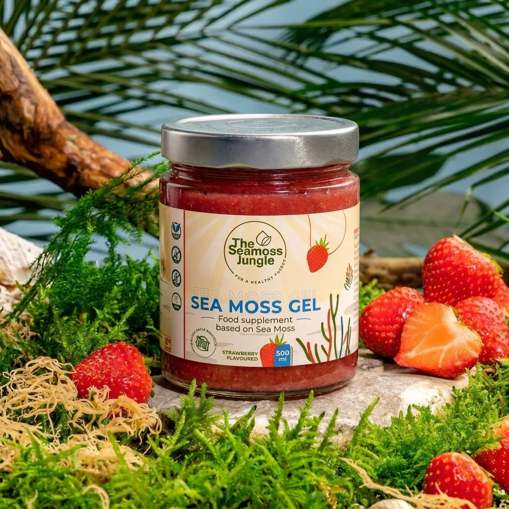 Sea Moss Gel - Strawberry - 500 ml