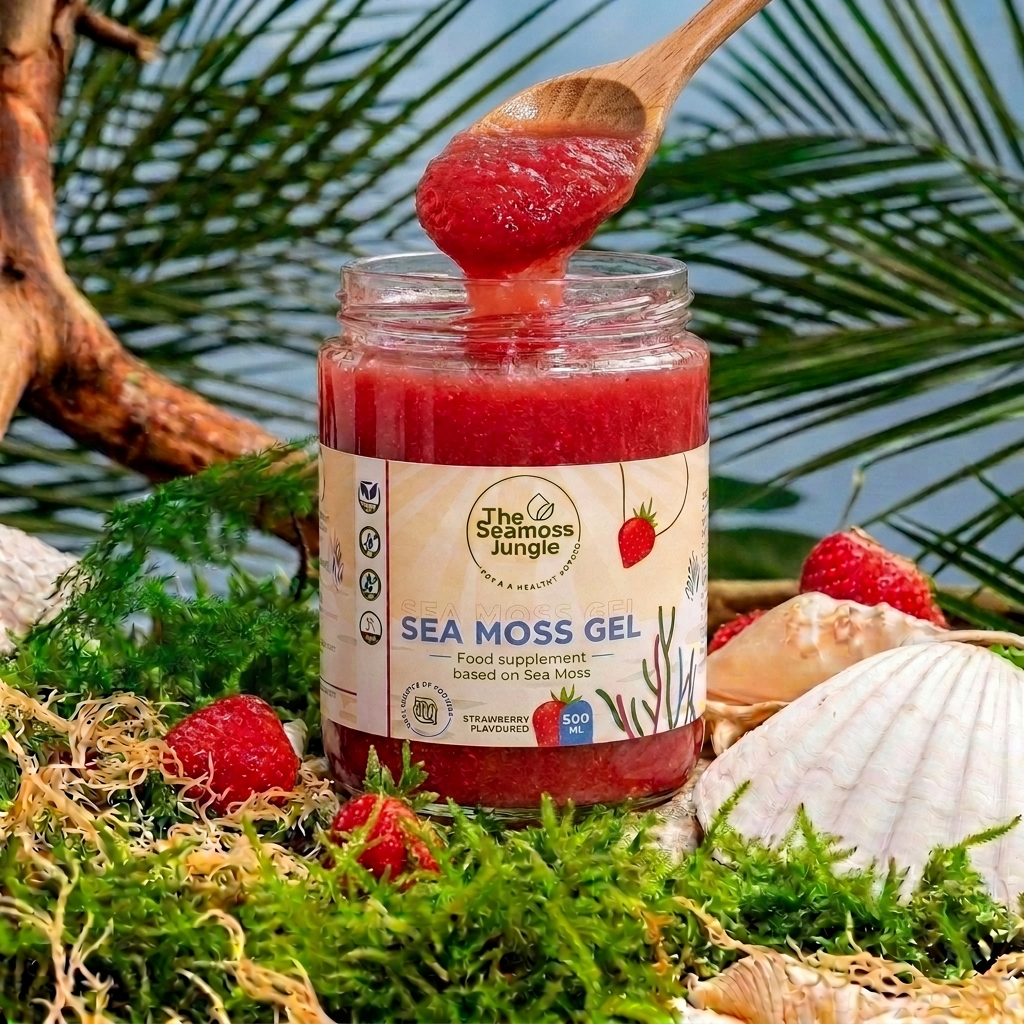 Sea Moss Gel - Strawberry - 500 ml